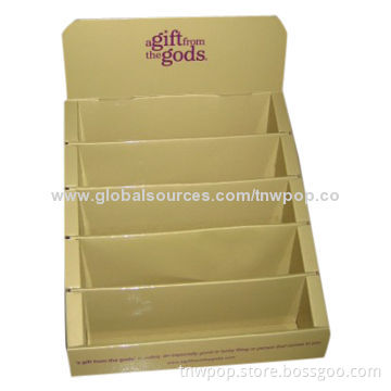 POP Cardboard counter display, suitable for greeting cards, eye-catching, strong, can be customized